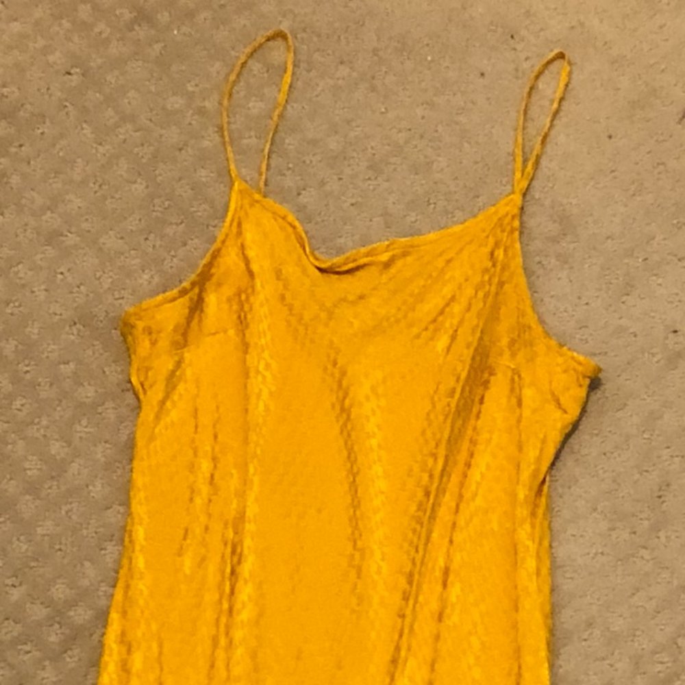 A new day yellow dress